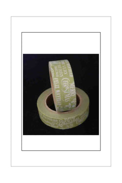 Washi Tape - Christmas - Sentiments - White Words on Green