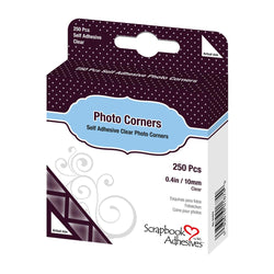 Adhesives - Scrapbook Adhesives - Photo Corners - Clear