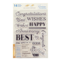 Stamps - Couture Creations - Congratulations