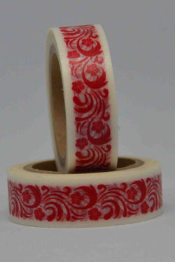 Washi Tape - Flowers / Leaves Filigree