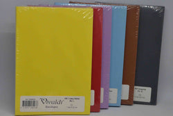 Envelopes - C6 - Coloured and White - Vivaldi Plain - 15 Pack - Click here to choose colour