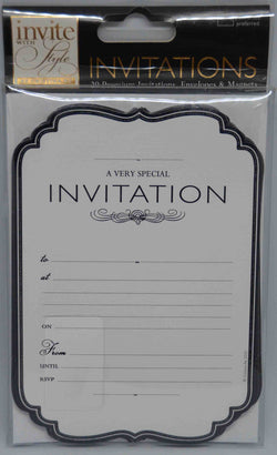Specials - Preprinted Invitations - 'Invite with Sytle' - Cristina Re - 20 Pack