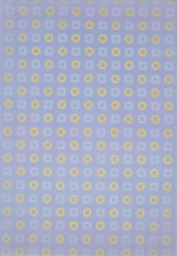 A4 - Translucent / Vellum - Patterned - Retro Squares / Circles