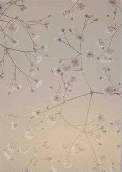 A4 - Patterned - Metallic Romantique Blossom - Old Gold / White Pearlescent - A Paper Experience