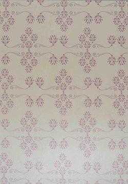 A4 - Patterned - Metallic Stardream - Dusky Pink on Pearlescent Ivory - A Paper Experience