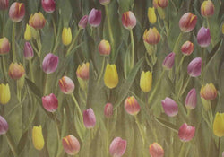 A4 - Patterned - Metallic Tulip Field - A Paper Experience