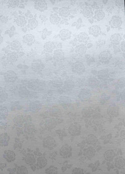 A4 - Metallic, Self-patterned - Evening Floral - Silver - A Paper Experience