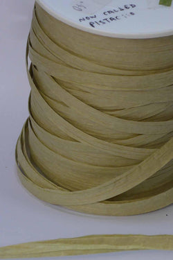 Raffia (Paper) Ribbon - 4mm - Pistachio - A Paper Experience