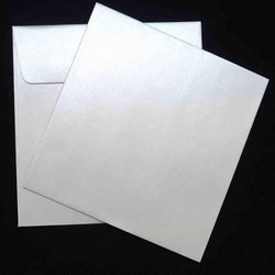 120 x 120 - Metallic Card & Envelope - Packs - Silver - A Paper Experience