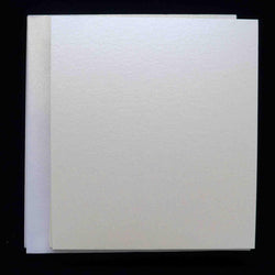 145 x 145 - Metallic Card & Envelope - Packs - White Gold - A Paper Experience
