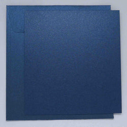145 x 145 - Metallic Card & Envelope - Packs - Navy - A Paper Experience