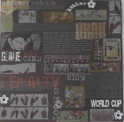12 x 12 - Patterned - Soccer - A Paper Experience