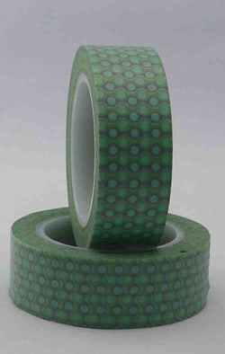 Washi Tape - Chains - Grey on Mint (Green) - A Paper Experience
