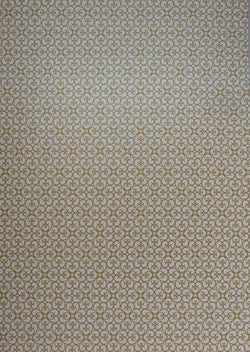 A4 - Patterned - Metallic Moroccan Hearts - Ivory / Gold - A Paper Experience