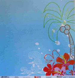 12 x 12 - Patterned - Adventure - Travel - On the Beach - A Paper Experience