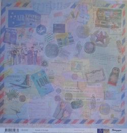 12 x 12 - Patterned - Adventure - Travel - Aussie in Europe - A Paper Experience