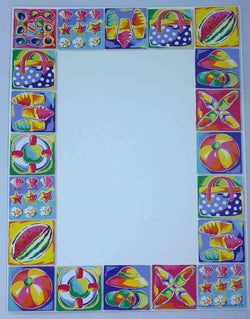 A4 - Letterhead - Summer at the Beach - A Paper Experience