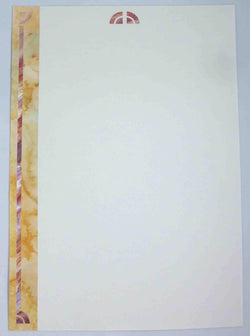 A4 - Letterhead - Marbled Effect - A Paper Experience