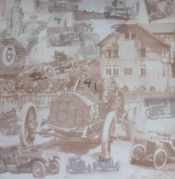 12 x 12 - Patterned - Cars - vintage and Veteran - A Paper Experience