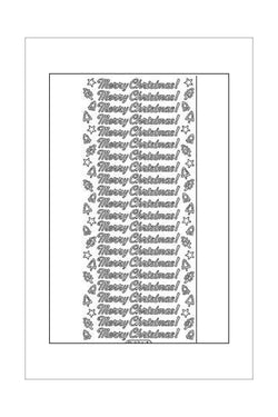 Adhesives - Stickers - Merry Christmas - Various Sizes - Gold, Silver, Black - A Paper Experience