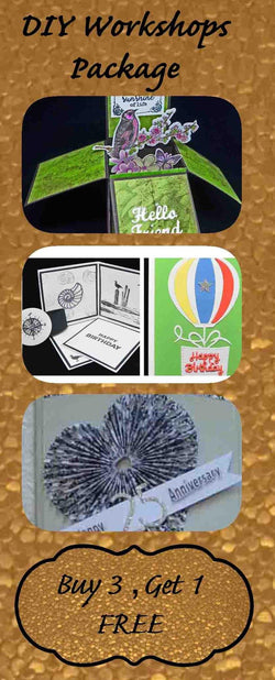 Workshop Packages - Buy 3 Get 1 FREE - A Paper Experience