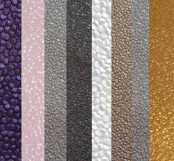 A4 - Metallic, Embossed Pebbles - Click here to choose colour - A Paper Experience