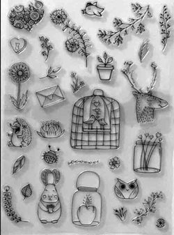 Stamps - Poppy Crafts - Nature (Large Set) - A Paper Experience