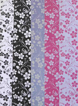 A4 - Patterned - Metallic Floral Spring Garden - Click here to choose colour - A Paper Experience